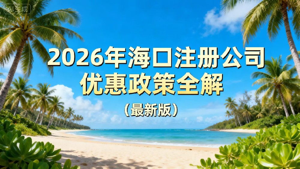 2026年海口注册公司优惠政策全解（最新版）