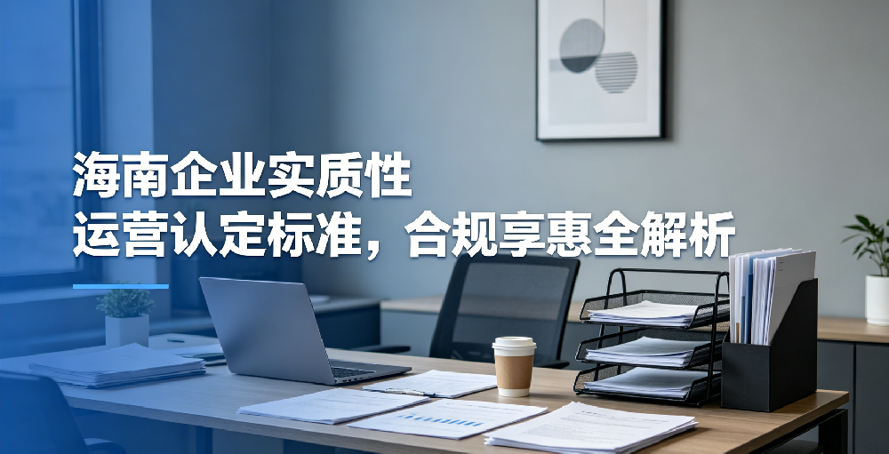 海南企业实质性运营认定标准，合规享惠全解析