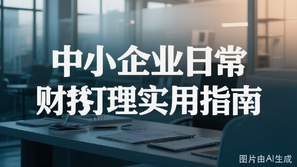 中小企业日常财务打理实用指南