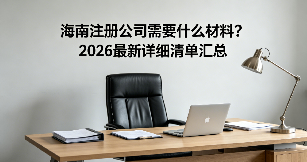 海南注册公司需要什么材料?2026最新详细清单汇总