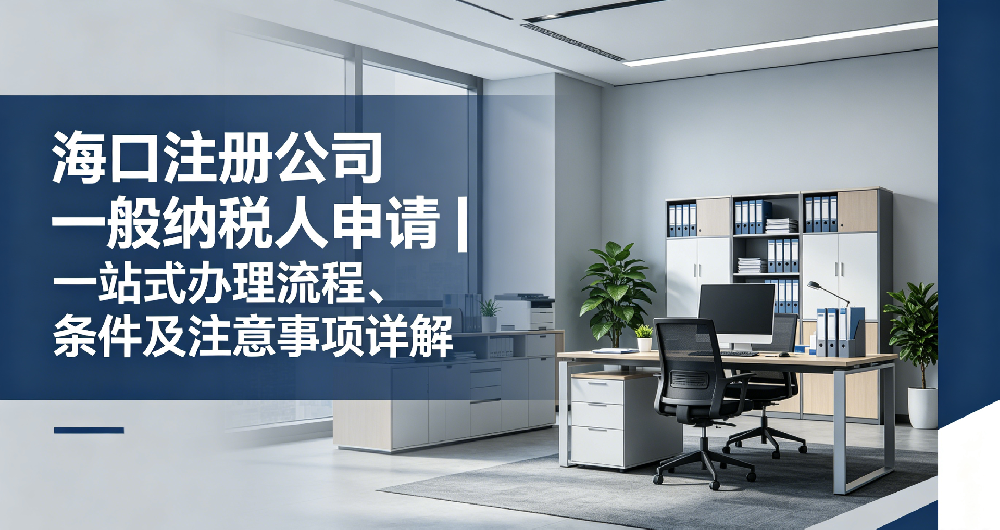 海口注册公司一般纳税人申请｜一站式办理流程、条件及注意事项详解
